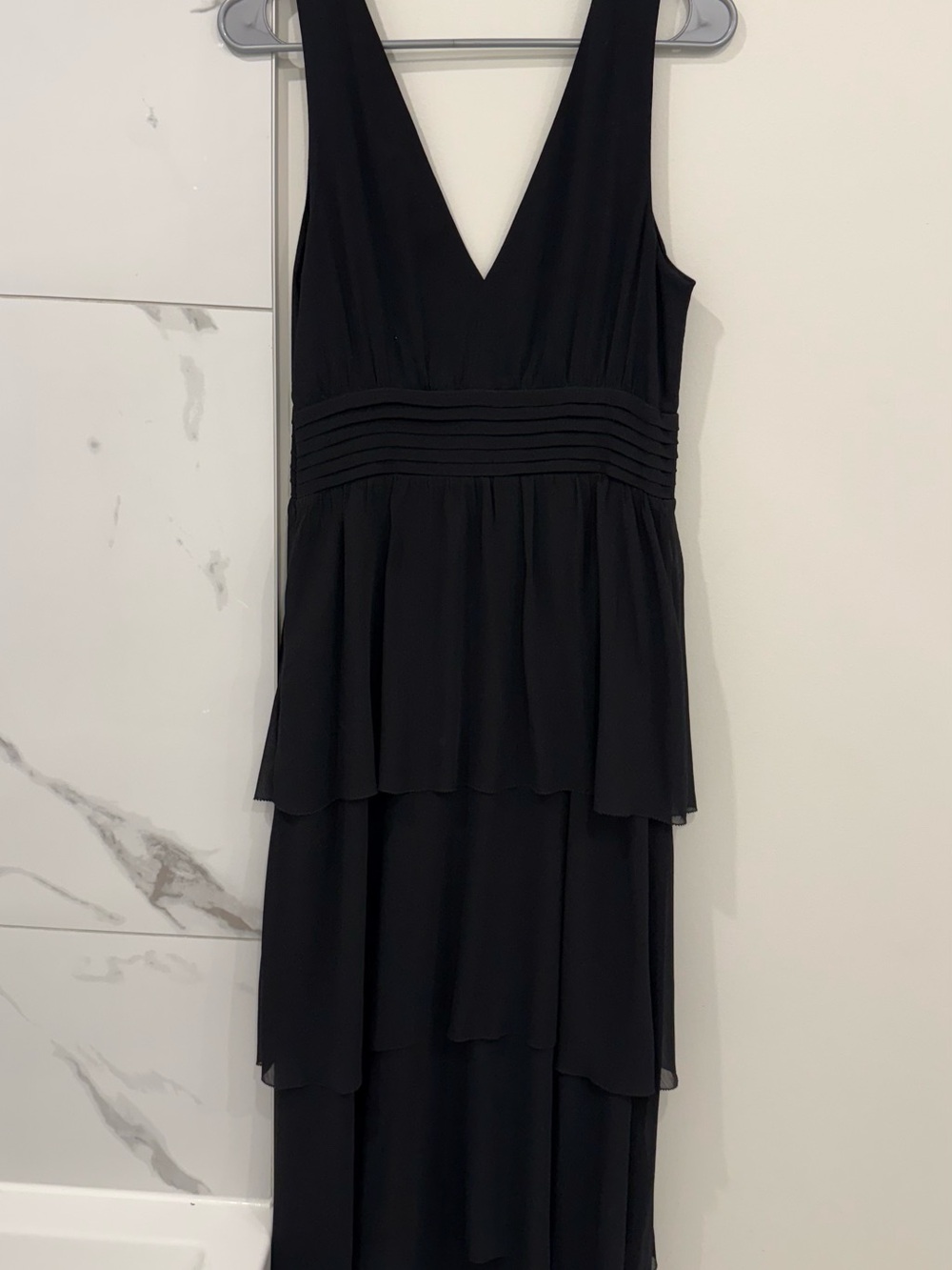 RW&CO. Black V-Neck Dress